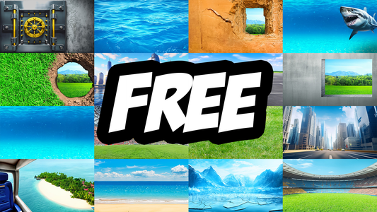 Free Thumbnail Backgrounds Pack!